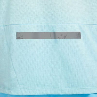 Nike Men's Dri-FIT Run Division Rise 365 Short Sleeve Top Men's Tops - BlackToe Running#colour_ocean-bliss-reflective-silver