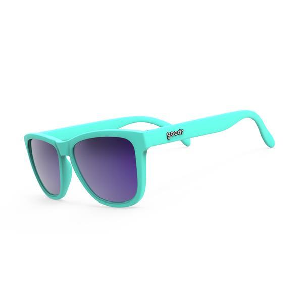 Goodr OG Sunglasses "Electronic Dinotopia Carnival" Sunglasses - BlackToe Running - 