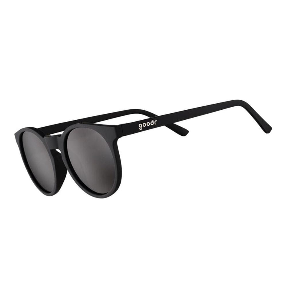 Goodr Circle G Sunglasses - It's Not Black It's Obsidian Sunglasses - BlackToe Running - 