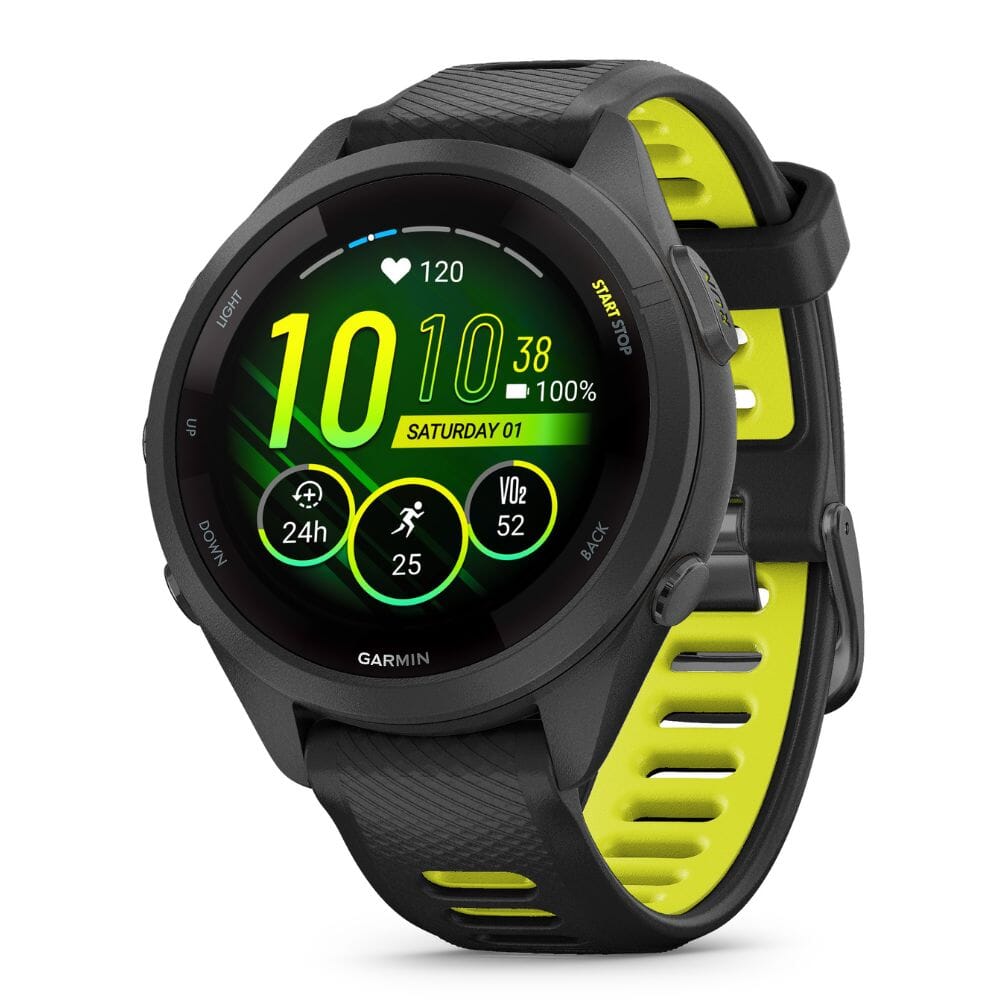 Garmin Forerunner 265S - BlackToe Running#colour_black-amp-yellow