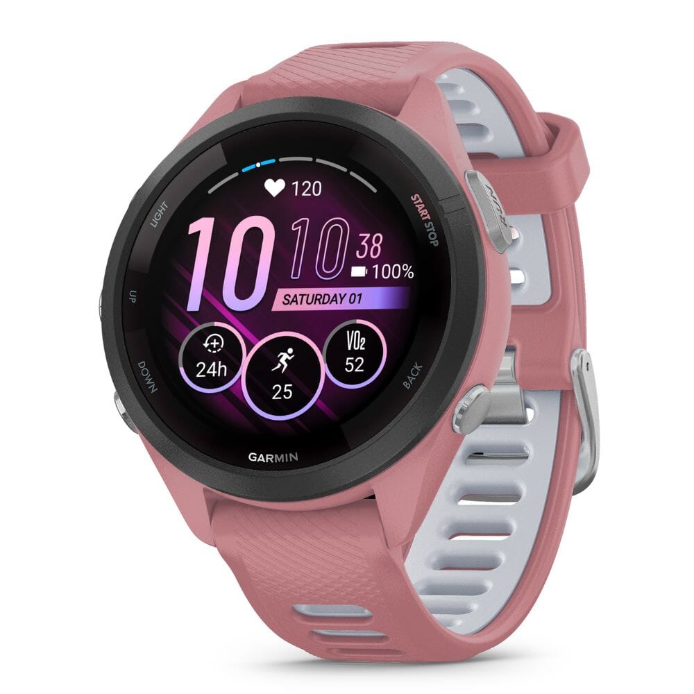 Garmin Forerunner 265S - BlackToe Running#colour_light-pink-powder-gray