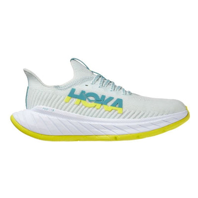 Hoka One One Women's Carbon X 3 - BlackToe Running#colour_billowing-sail-evening-primrose