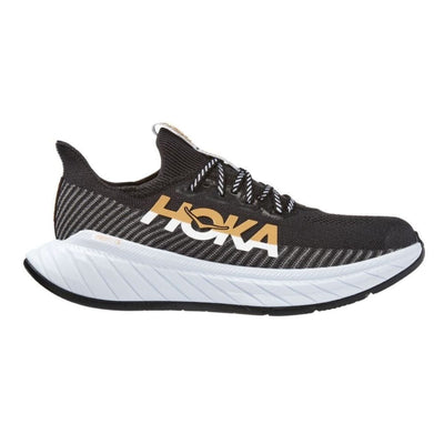 Hoka One One Women's Carbon X 3 - BlackToe Running#colour_black-white