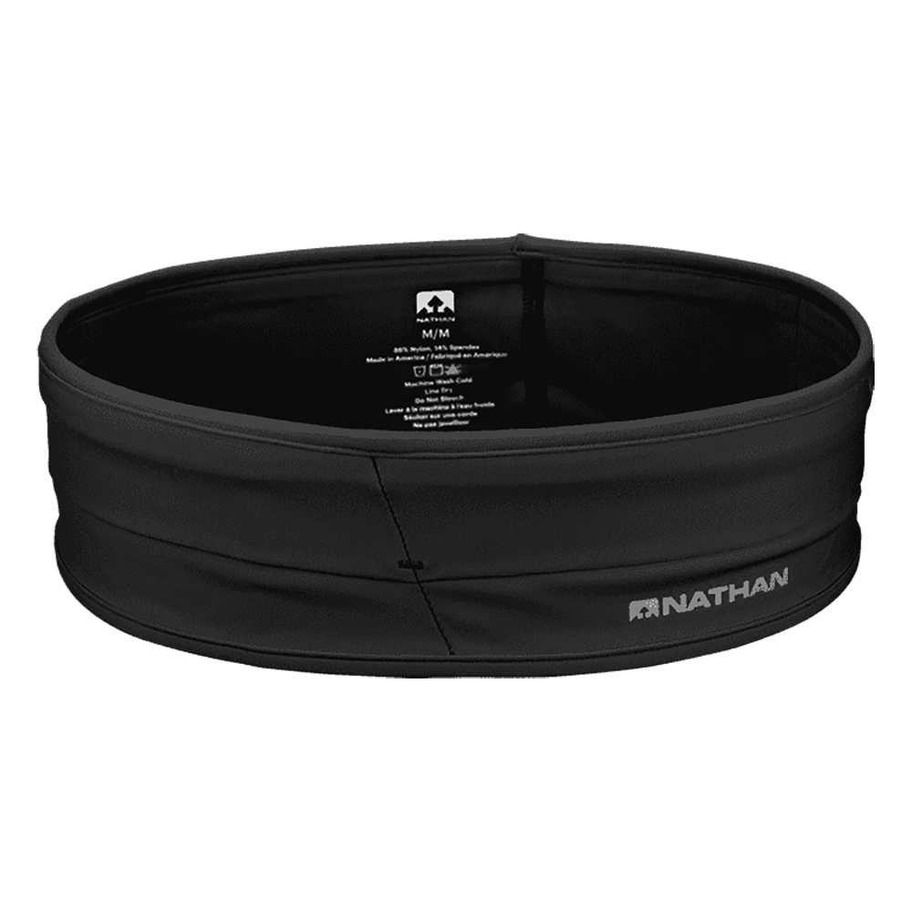 Nathan The Hipster Waist Pack Carry Your Stuff - BlackToe Running#colour_black