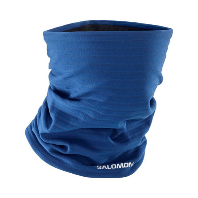 Salomon RS Warm Tube Headwear - BlackToe Running#colour_navy-peony-mood-indigo
