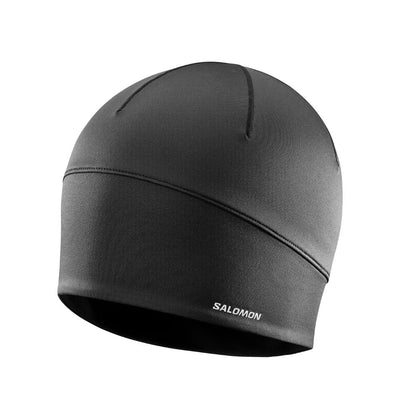 Salomon Active Beanie Headwear - BlackToe Running#colour_deep-black-ebony