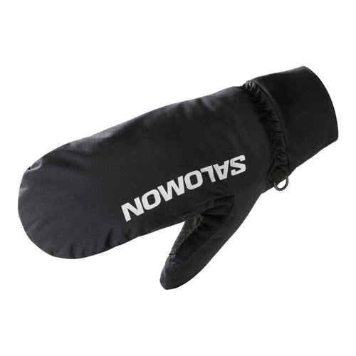 Salomon RS Warm Mittens - BlackToe Running#colour_deep-black
