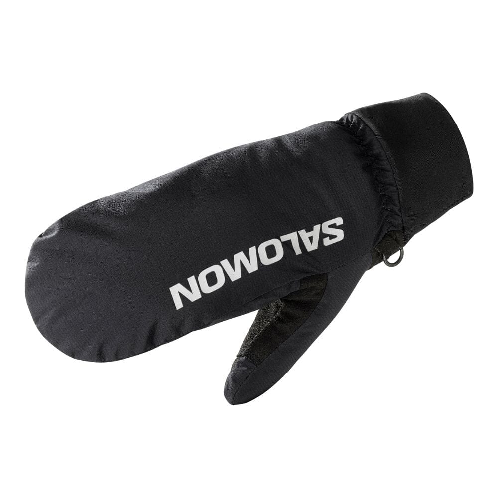 Salomon RS Warm Mittens - BlackToe Running#colour_deep-black