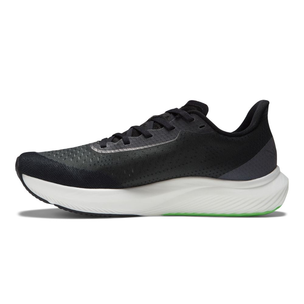New Balance Men's FuelCell Rebel v3 Men's Shoes - BlackToe Running#colour_black-infinity-blue-vibrant-spring