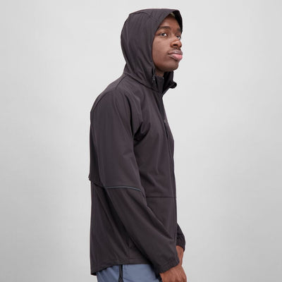 New Balance Men's Impact Run Water Defy Jacket Men's Tops - BlackToe Running#colour_black