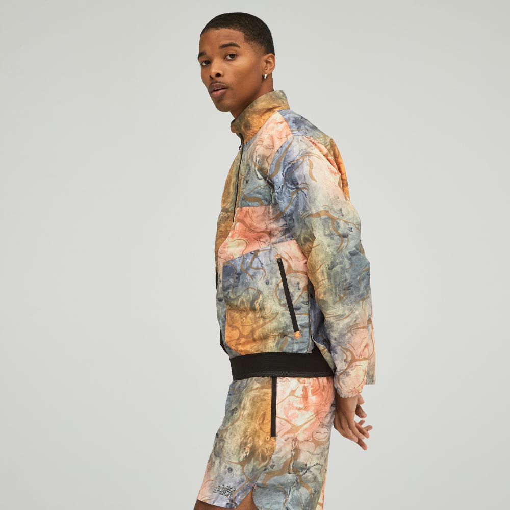 New Balance Men's PMV Kimbia Jacket Men's Tops - BlackToe Running#colour_soft-copper