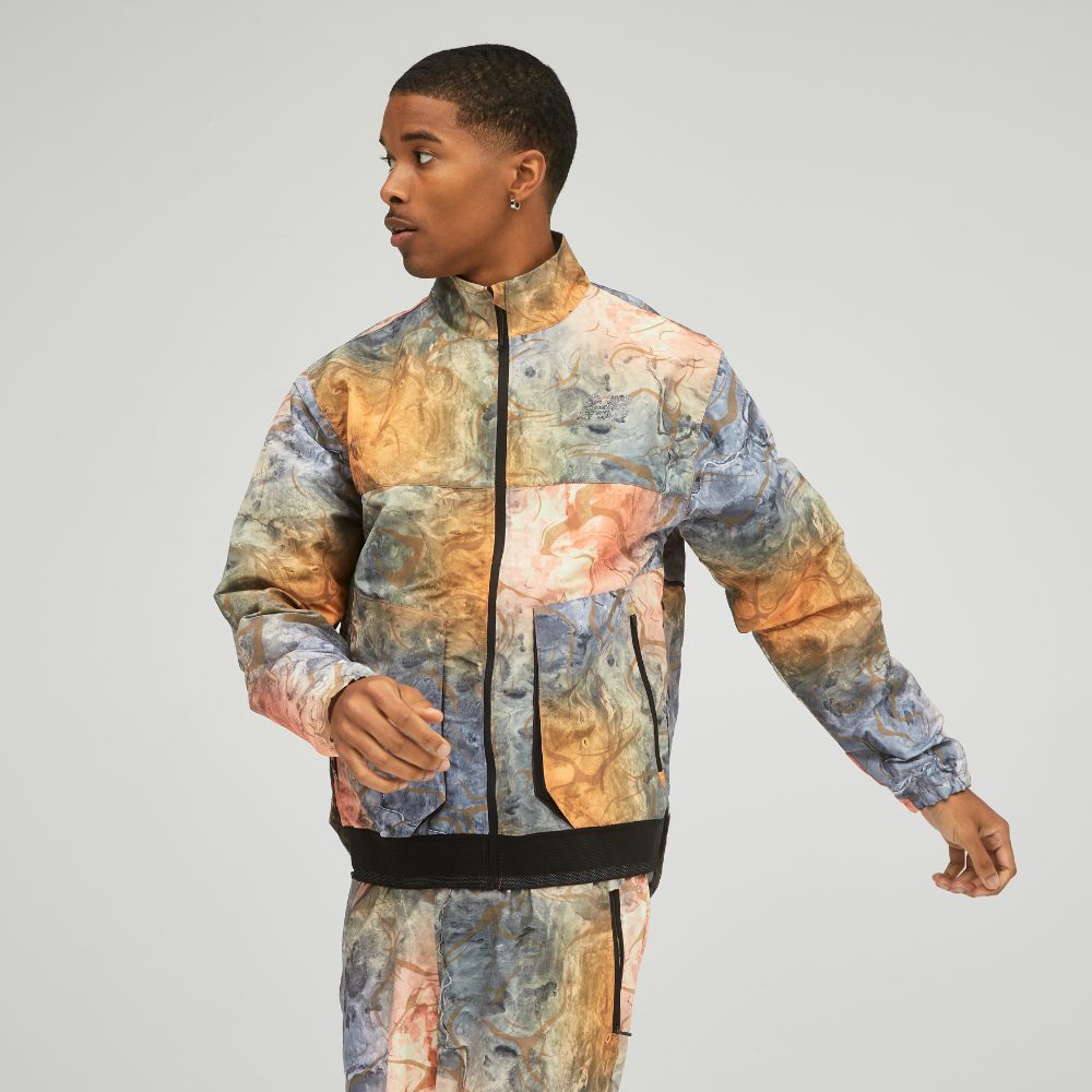 New Balance Men's PMV Kimbia Jacket Men's Tops - BlackToe Running#colour_soft-copper