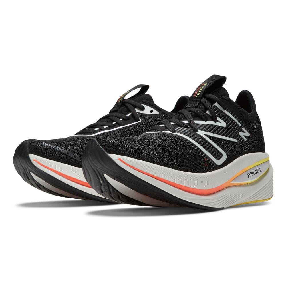 New Balance Men's FuelCell SuperComp Trainer Men's Shoes - BlackToe Running#colour_black-black-metallic-neon-dragonfly