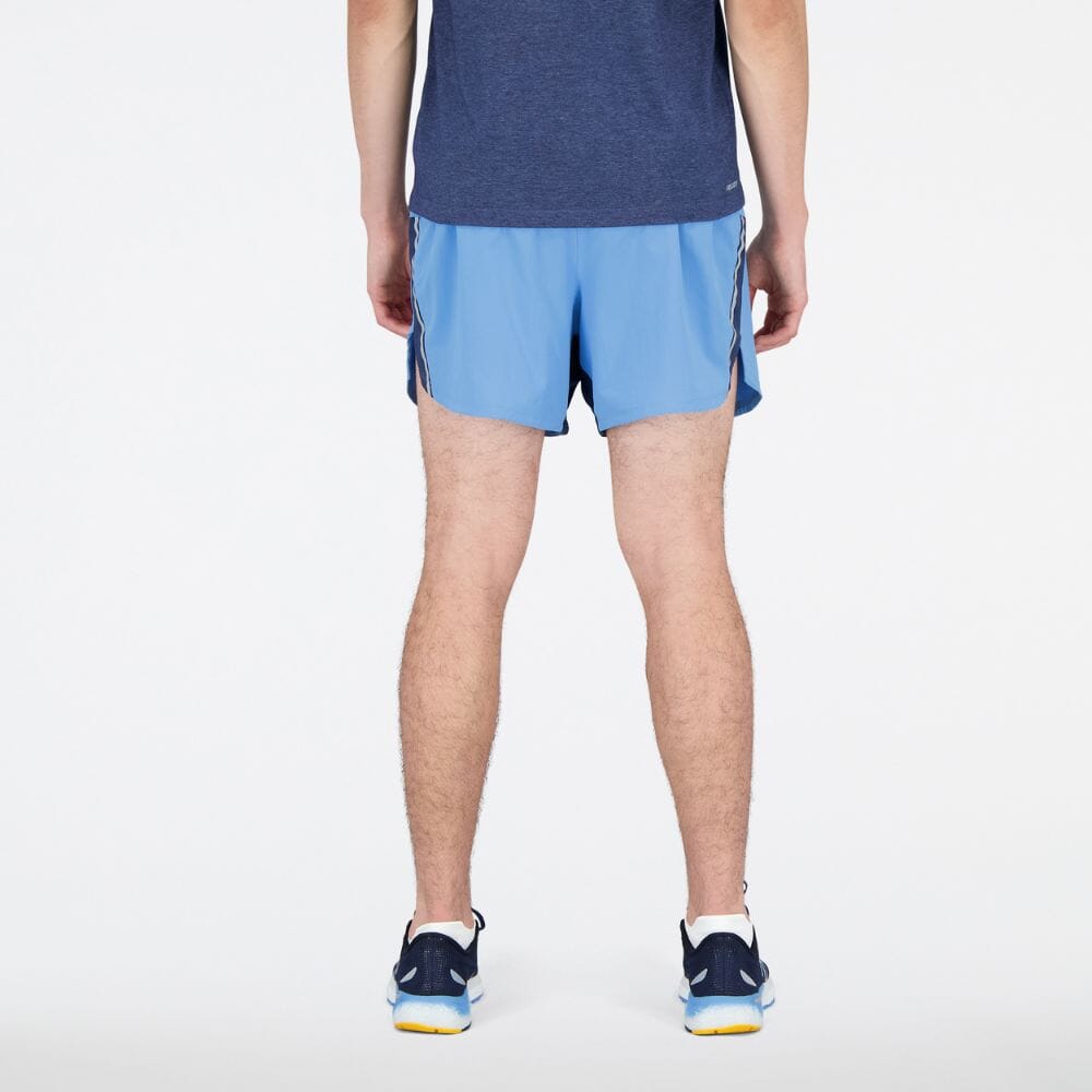 New Balance Men's Impact Run 5 Inch Short Men's Bottoms - BlackToe Running#colour_light-heritage-blue