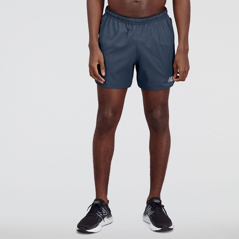 New Balance Men's Impact Run 5 Inch Short Men's Bottoms - BlackToe Running