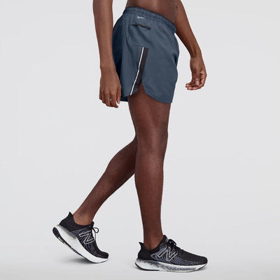 New Balance Men's Impact Run 5 Inch Short Men's Bottoms - BlackToe Running#colour_thunder