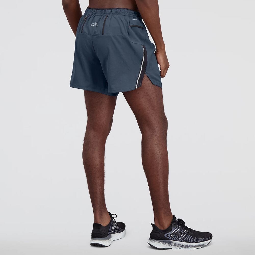 New Balance Men's Impact Run 5 Inch Short Men's Bottoms - BlackToe Running#colour_thunder