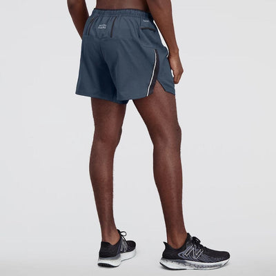 New Balance Men's Impact Run 5 Inch Short Men's Bottoms - BlackToe Running#colour_thunder