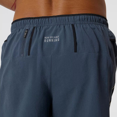New Balance Men's Impact Run 5 Inch Short Men's Bottoms - BlackToe Running#colour_thunder