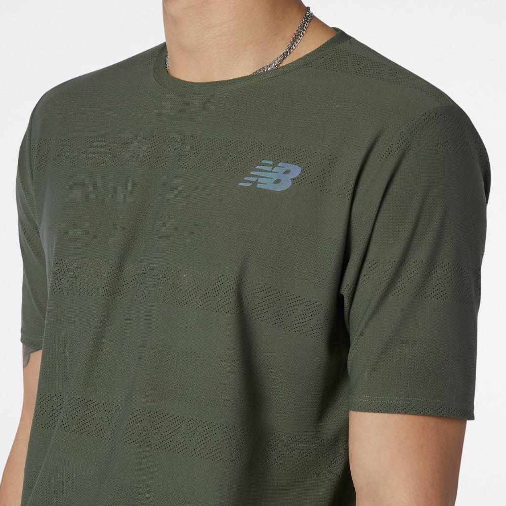 New Balance Men's Q Speed Jacquard SS - BlackToe Running