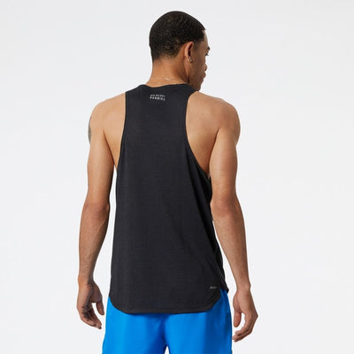 New Balance Men's NB ICEx Impact Run Singlet - BlackToe Running#colour_black