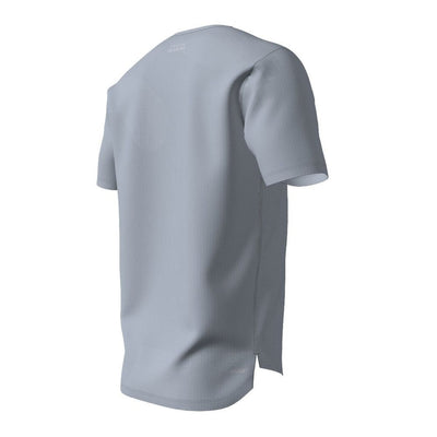 New Balance Men's Impact Run Short Sleeve Men's Tops - BlackToe Running#colour_athletic-grey