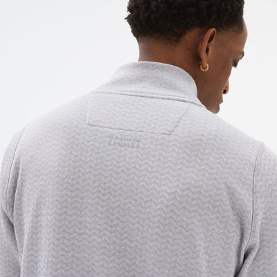 New Balance Men's Heat Grid Half Zip Men's Tops - BlackToe Running#colour_athletic-grey