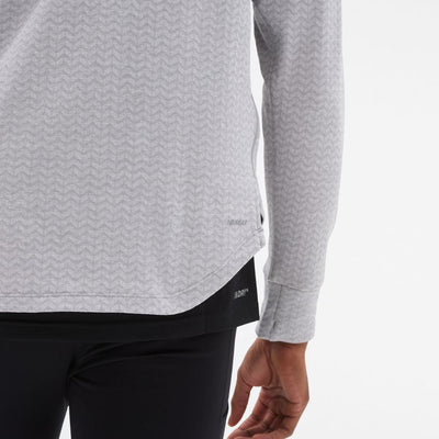 New Balance Men's Heat Grid Half Zip Men's Tops - BlackToe Running#colour_athletic-grey