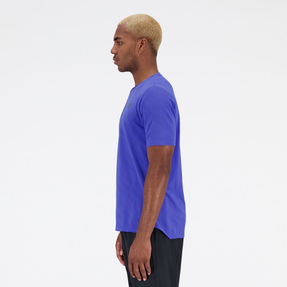 New Balance Men's Q Speed Jacquard ICEx Short Sleeve Men's Tops - BlackToe Running