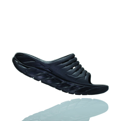 Hoka One One Women's Ora Recovery Slide Rx Items - BlackToe Running - 5#colour_black