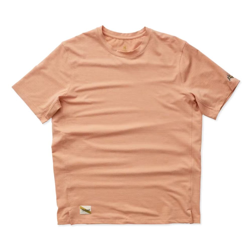 Tracksmith Men's Session Tee Men's Tops - BlackToe Running#colour_muted-clay