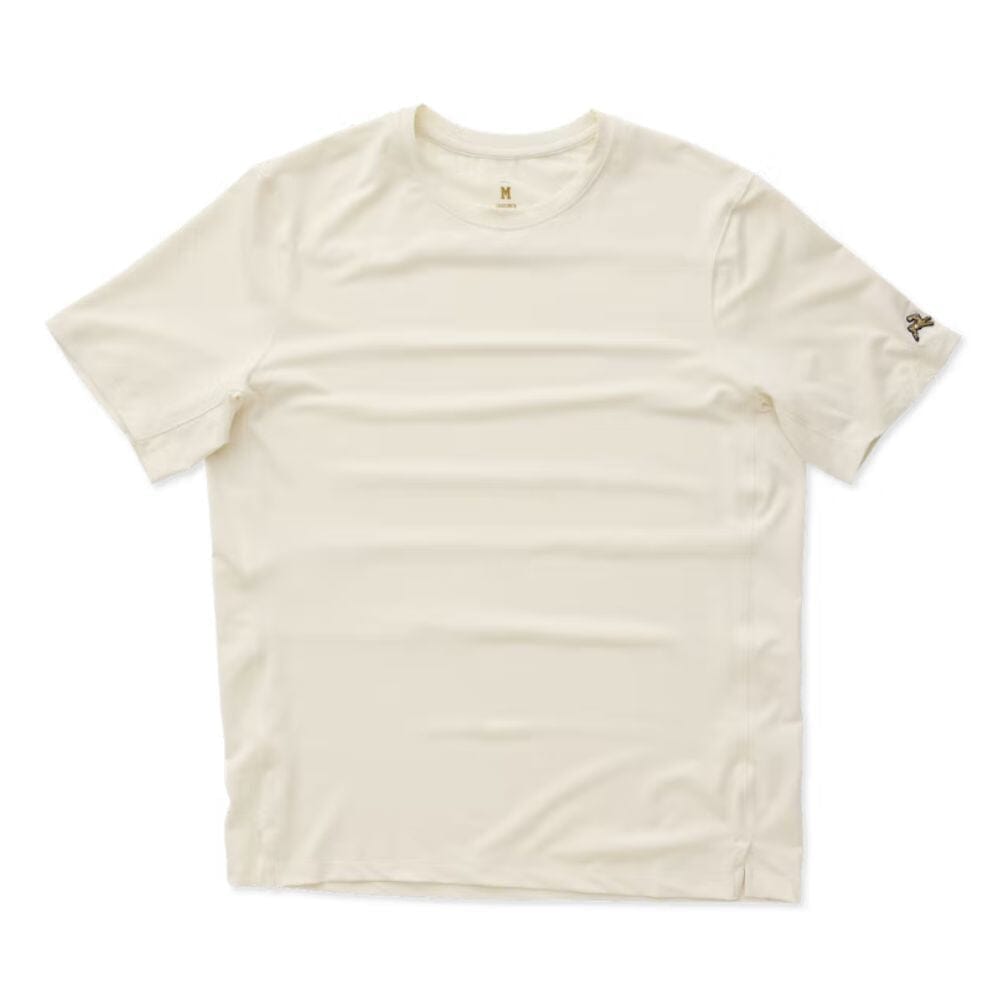 Tracksmith Men's Session Tee Men's Tops - BlackToe Running#colour_ivory