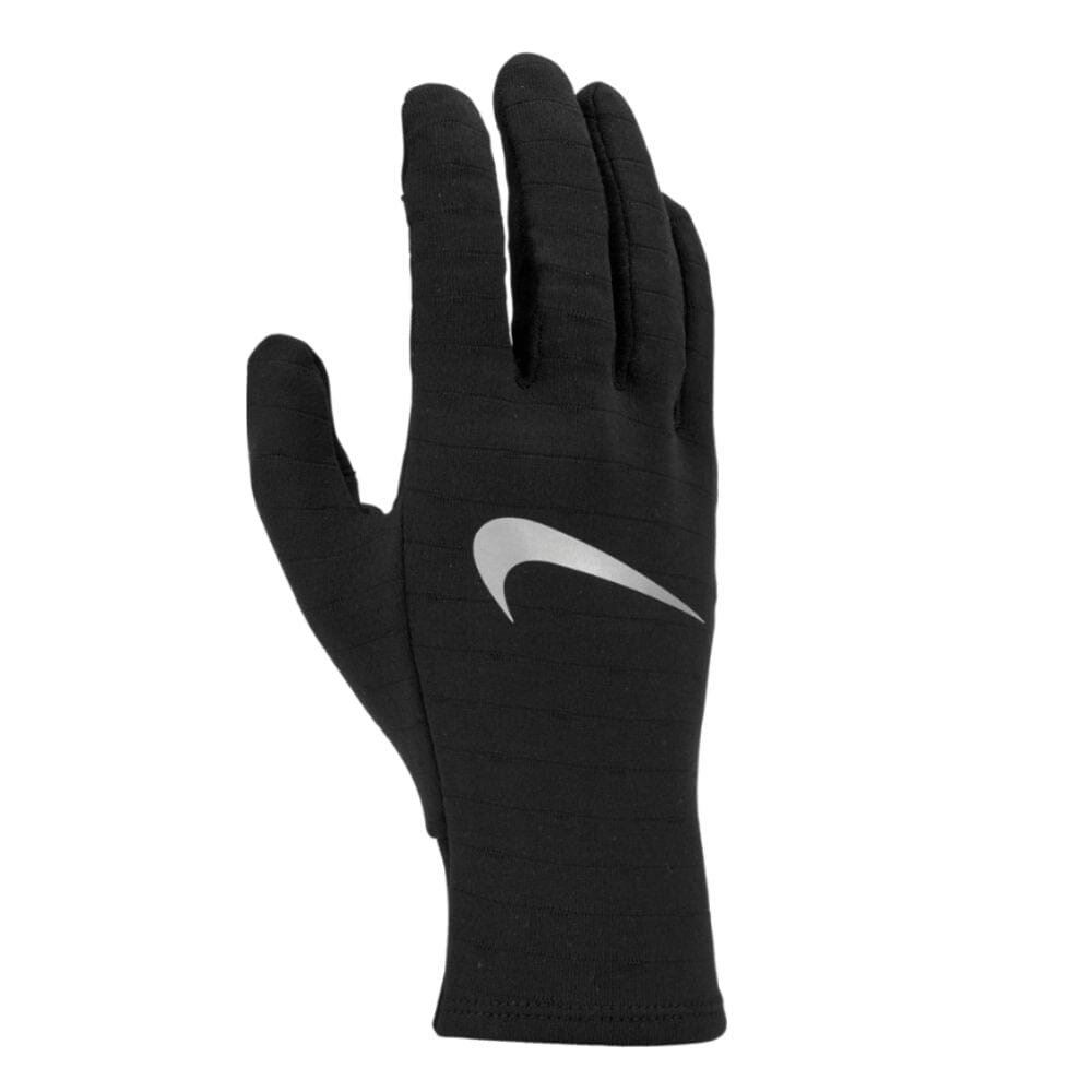 Nike Men's Sphere 4.0 Running Gloves Accessories - BlackToe Running#colour_black-black-silver
