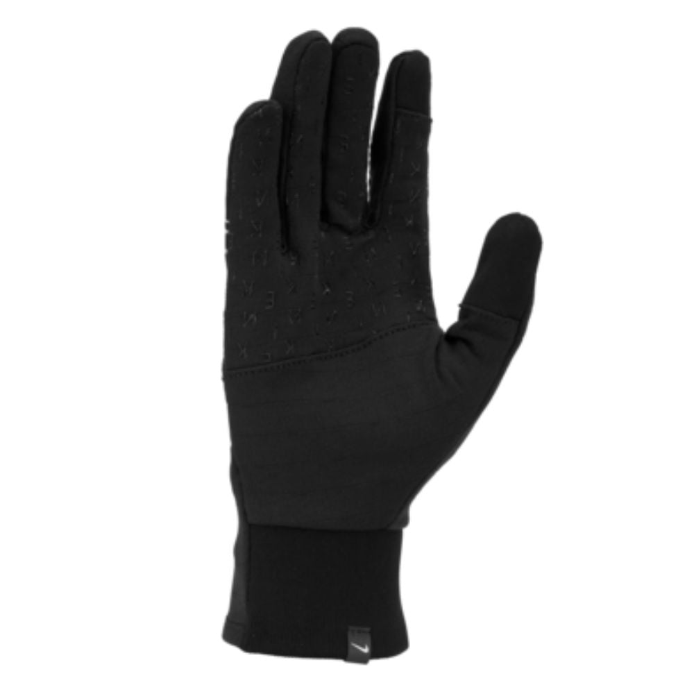 Nike Men's 360 Sphere 4.0 Running Gloves - BlackToe Running#colour_black-silver-black