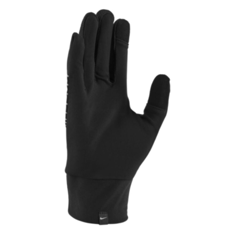 Nike Men's 360 Lightweight Tech 2.0 Running Gloves - BlackToe Running#colour_black-silver-black