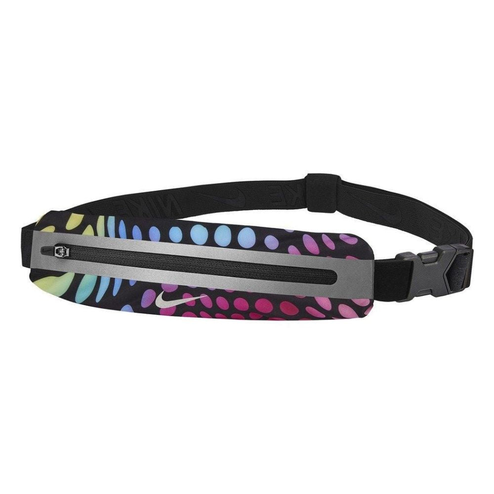 Nike Slim Waist Pack 3.0 - BlackToe Running#colour_black-dynamic-turq-silver