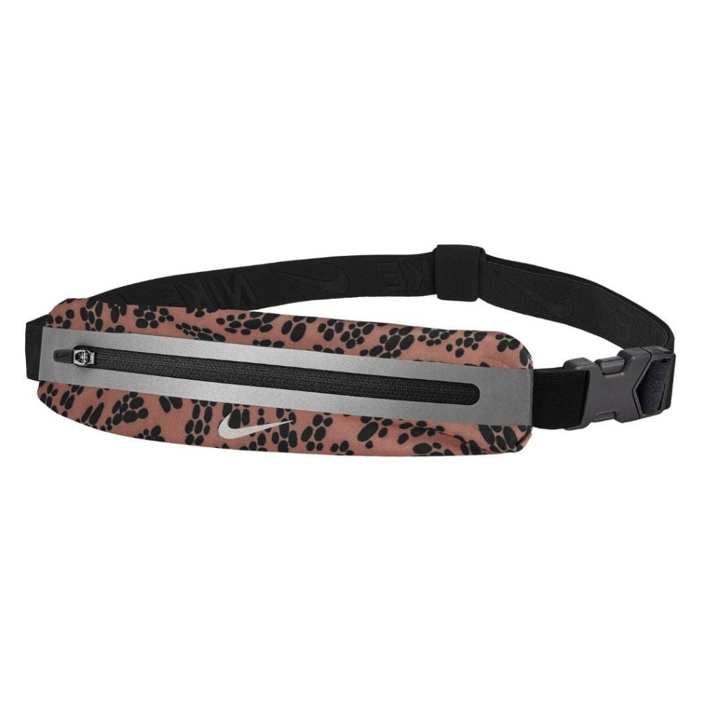 Nike Slim Waist Pack 3.0 - BlackToe Running#colour_mineral-clay-black-silver