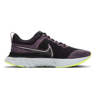Nike Women's React Infinity Run Flyknit 2 Women's Shoes - BlackToe Running#colour_violet-dust-elemental-pink