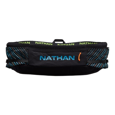 Nathan Pinnacle Belt Hydration Systems - BlackToe Running#colour_black-blue-me-away