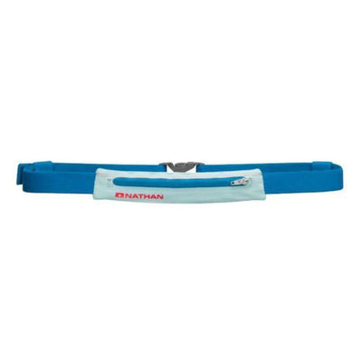 Nathan Mirage Pak Adjustable Belt - BlackToe Running#colour_blue-light-danube