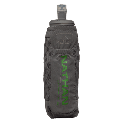 Nathan ExoShot 2.0 14oz Handheld Hydration Systems - BlackToe Running#colour_castlerock-classic-green