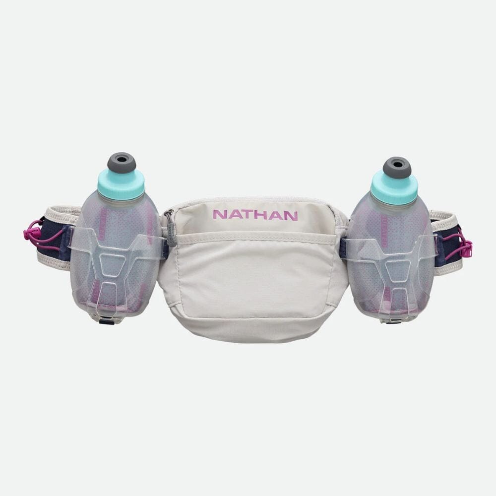 Nathan Trail Mix Plus Insulated Hydration Belt 3.0 - BlackToe Running#colour_vapor-grey-magenta