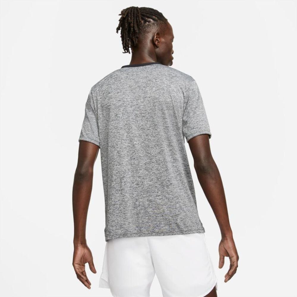 Nike Men's Rise 365 Short Sleeve Men's Tops - BlackToe Running#colour_reflective-silver-grey