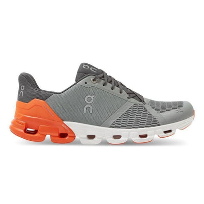 On Running Men's Cloudflyer - BlackToe Running#colour_grey-orange