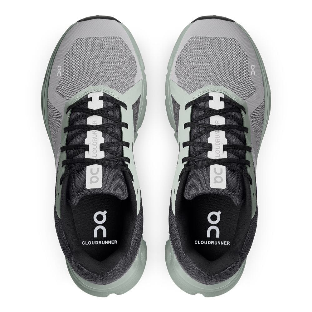 On Running Men's Cloudrunner - BlackToe Running#colour_alloy-moss