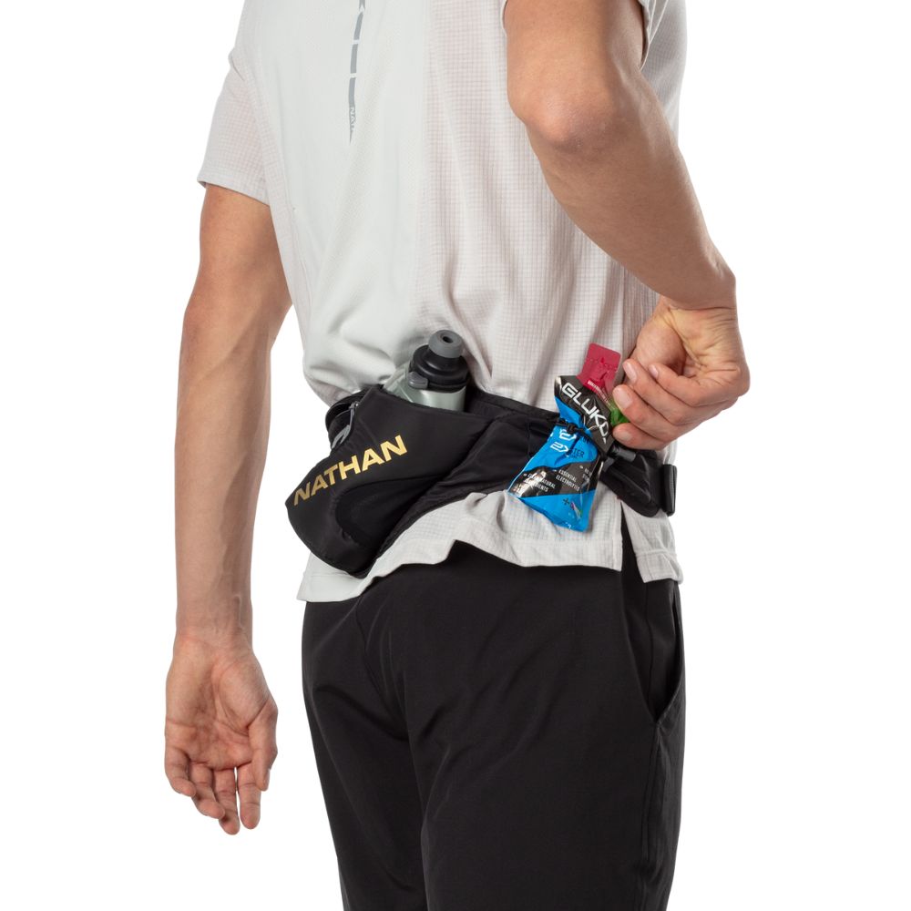 Nathan Peak Waist Pack -  Hydration Systems - BlackToe Running#colour_peak-black-gold