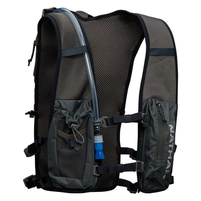 Nathan QuickStart 2 6L Hydration Pack - BlackToe Running#colour_charcoal-reflective-silver