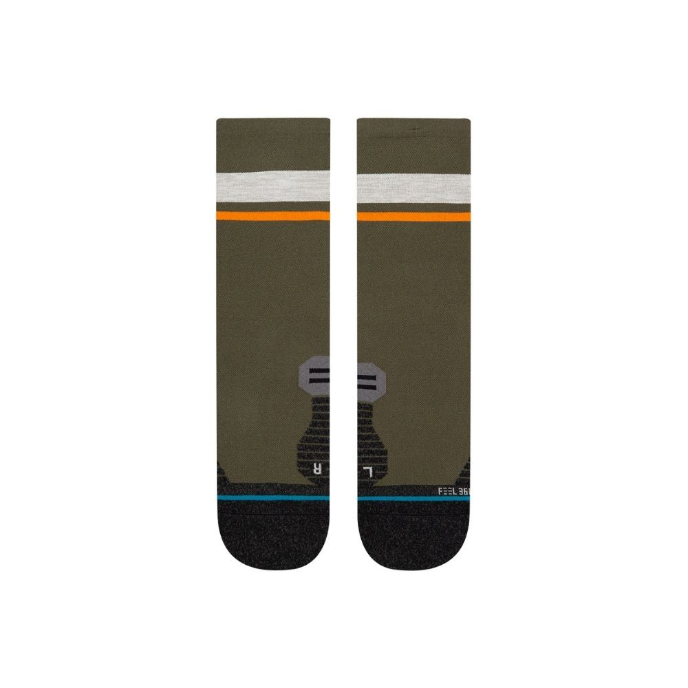 Stance - Run Quota - Crew Socks - BlackToe Running - 