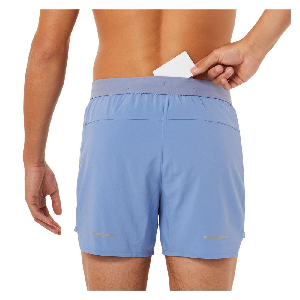 Asics Men's Road 5in Short Men's Bottoms - BlackToe Running#colour_blue-harmony