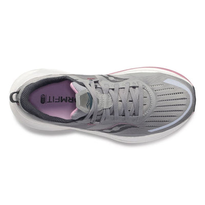 Saucony Women's Tempus Women's Shoes - BlackToe Running#colour_alloy-quartz